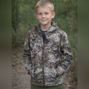 Red Head TrueTimber Strata Camo Full Zip Hooded Hunting Jacket YL Camouflage NEW